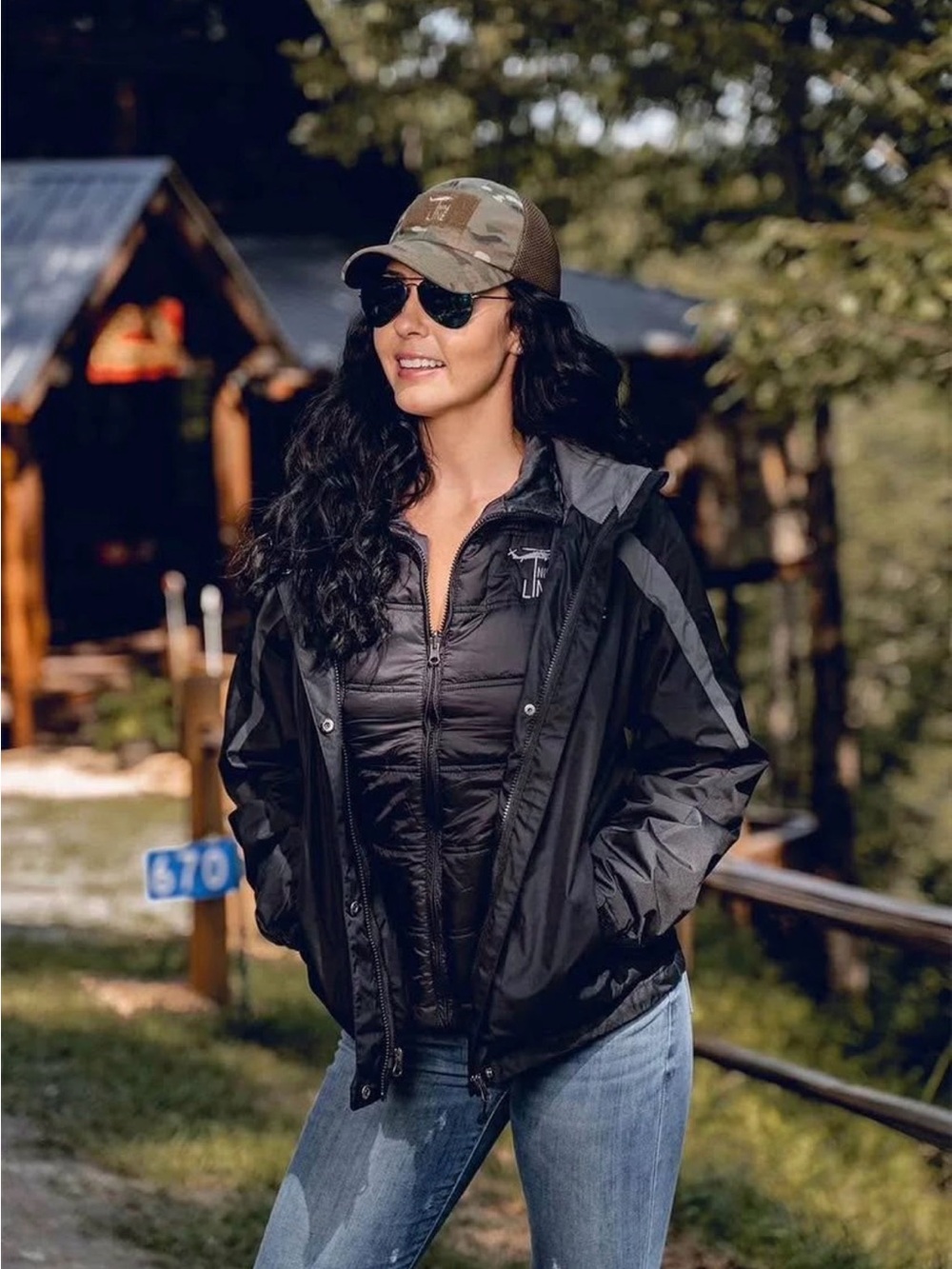 Nine Line XS Black Women's Packable Puffer Jacket with Hood